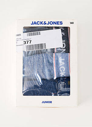 Boxer bleu JACK & JONES pour garçon