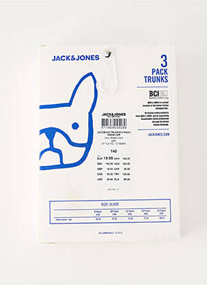 Boxer bleu JACK & JONES garçon