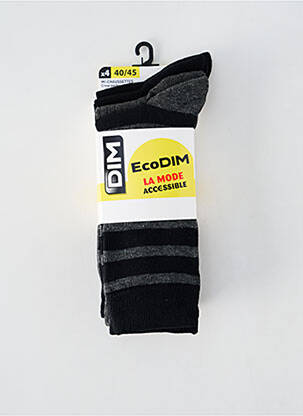 Chaussettes noir DIM pour homme
