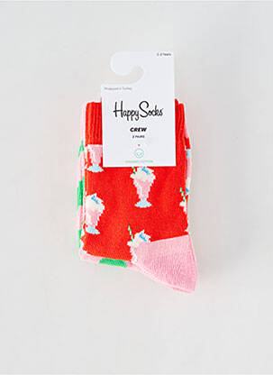 Chaussettes rose HAPPY SOCKS enfant