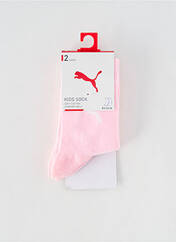 Chaussettes rose PUMA pour enfant seconde vue