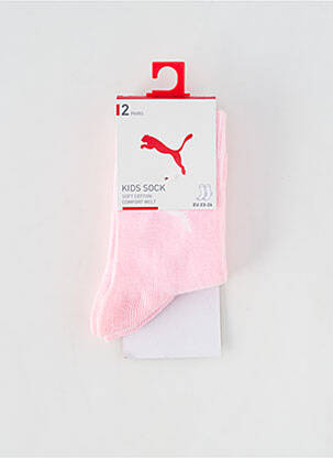 Chaussettes rose PUMA pour enfant