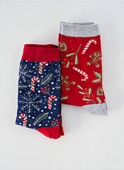 Chaussettes rouge SARENZA pour femme seconde vue