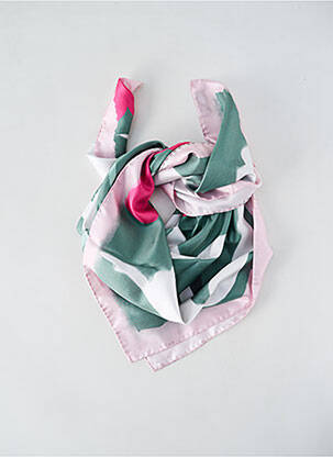 Foulard vert NATACHA BIRDS X SARENZA femme