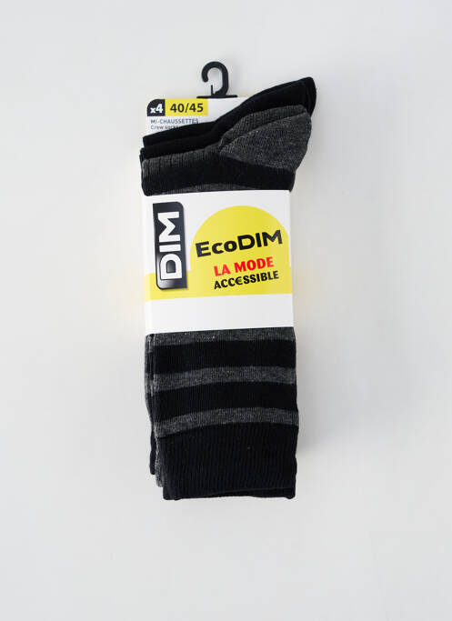Chaussettes noir DIM pour homme
