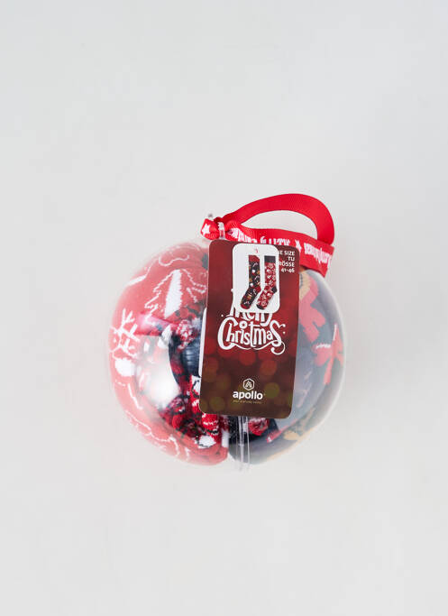 Chaussettes rouge SARENZA pour homme