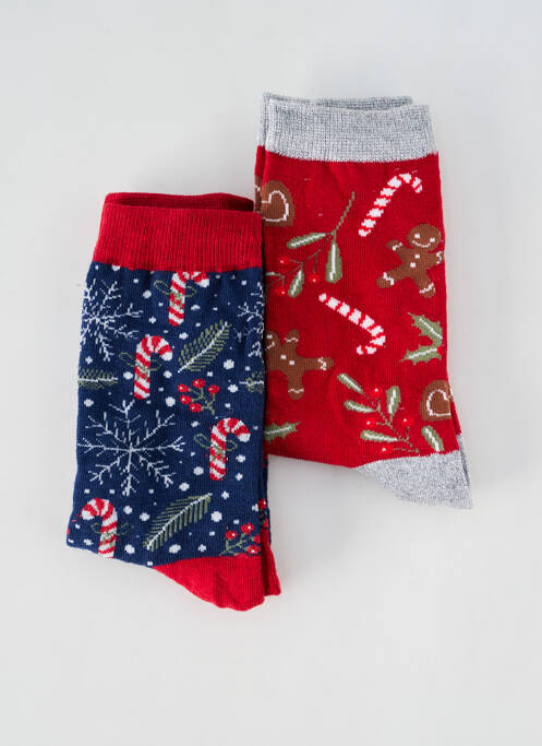 Chaussettes rouge SARENZA femme