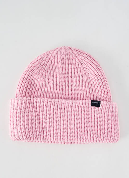 Bonnet rose MOSS COPENHAGEN pour femme