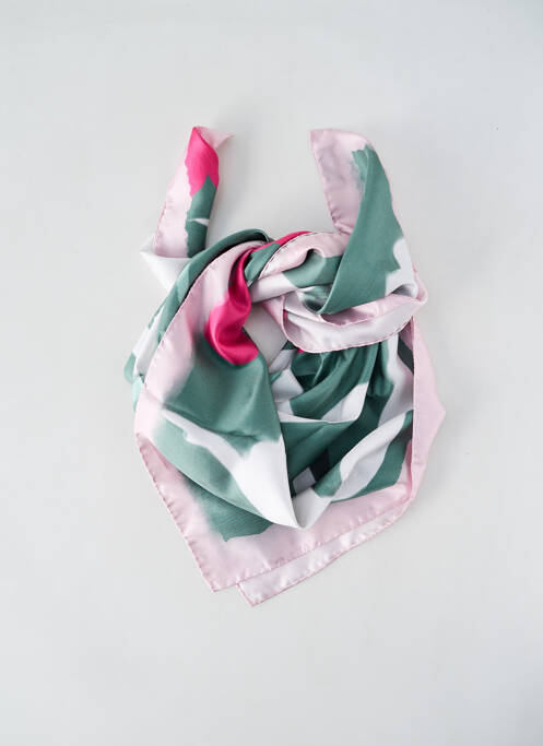 Foulard vert NATACHA BIRDS X SARENZA pour femme