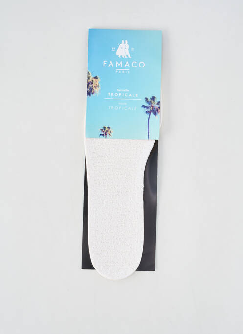 Semelles blanc FAMACO pour homme