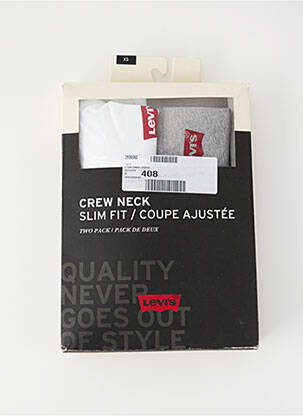 T-shirt col rond blanc LEVI'S homme
