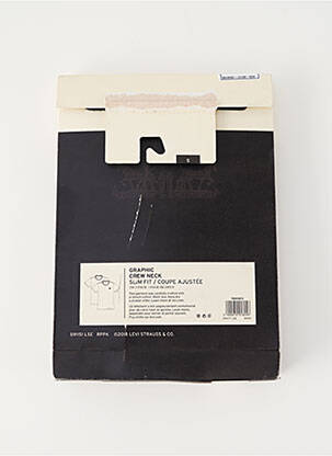 T-shirt col rond blanc LEVI'S homme