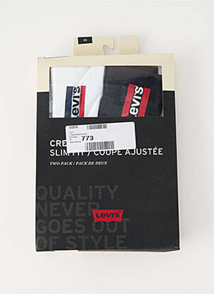 T-shirt col rond blanc LEVI'S homme