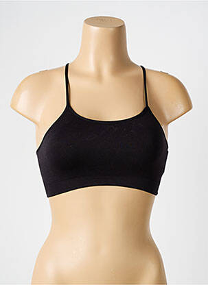 Soutien-gorge col rond noir ONLY PLAY fille