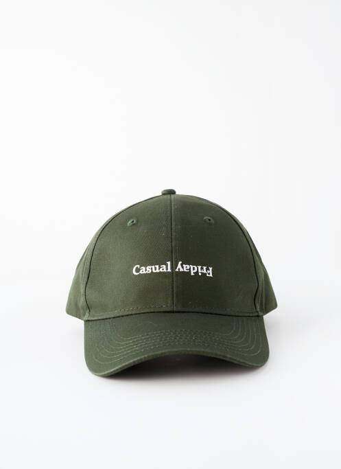 Casquette vert CASUAL FRIDAY unisexe