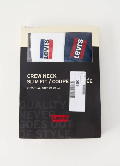 T-shirt blanc LEVIS pour homme