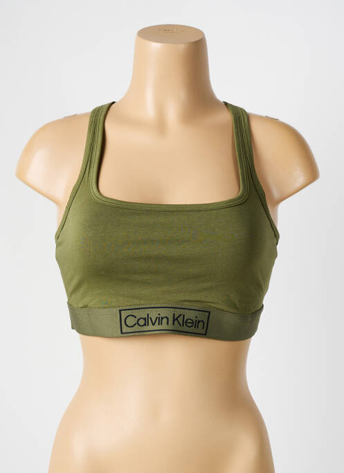 Soutien-gorge vert CALVIN KLEIN pour femme
