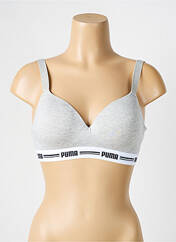 Soutien-gorge gris PUMA pour femme seconde vue