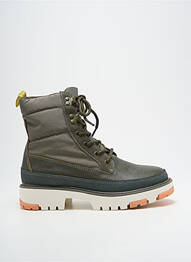 Bottines/boots bout rond talon plat jusqu'à 3cm vert LEVIS femme