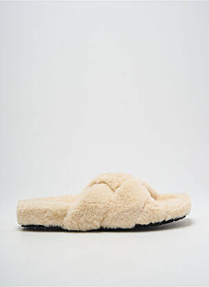 Chaussons/pantoufles bout rond bout rond blanc TAMARIS femme