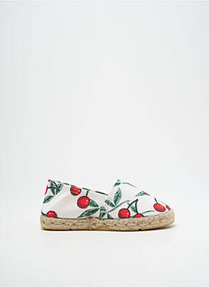 Espadrilles bout rond bout rond blanc LA MAISON DE L'ESPADRILLE fille