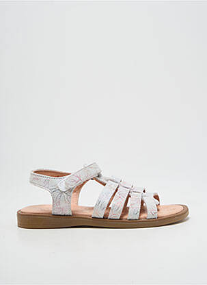 Sandales/nu pieds fermeture boucle(s) bout ouvert argent ACEBOS fille