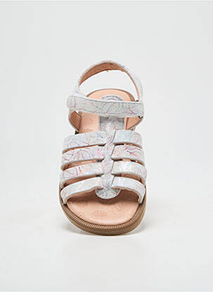 Sandales/nu pieds fermeture boucle(s) bout ouvert argent ACEBOS fille