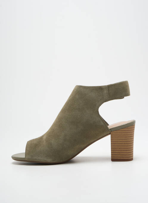 Sandales/Nu pieds vert CLARKS femme