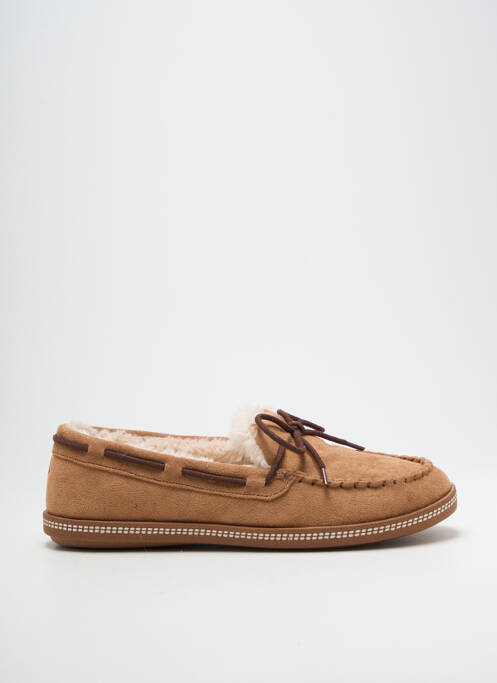 Chaussons/Pantoufles marron SKECHERS pour femme