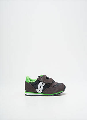 Baskets fermeture lacets bout rond gris SAUCONY garçon