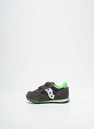 Baskets fermeture lacets bout rond gris SAUCONY garçon