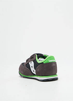Baskets fermeture lacets bout rond gris SAUCONY garçon