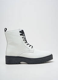 Bottines/boots bout rond talon plat jusqu'à 3cm blanc LEVIS femme
