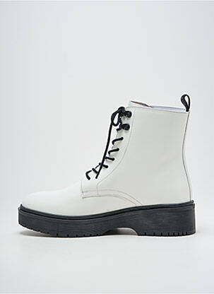 Bottines/boots bout rond talon plat jusqu'à 3cm blanc LEVI'S femme