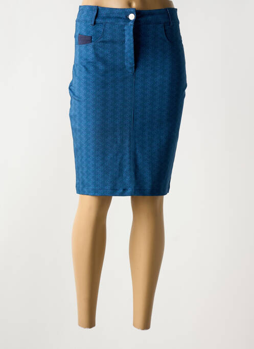 Jupe courte bleu PAUL BRIAL pour femme