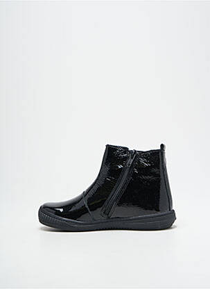 Bottines/boots fermeture zippée bout rond noir BOPY fille