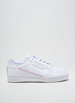Baskets fermeture lacets bout rond blanc ADIDAS fille