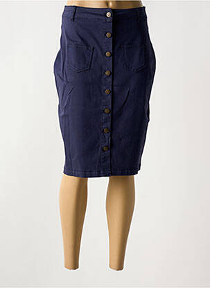 Jupe courte bleu PAUL BRIAL pour femme