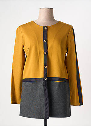 Veste casual jaune PAUL BRIAL femme
