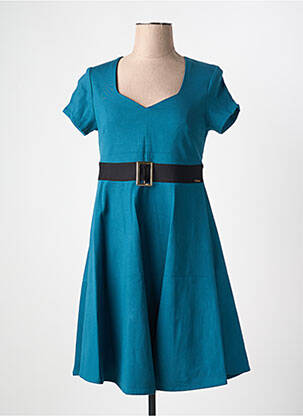 Robe courte bleu PAUL BRIAL femme