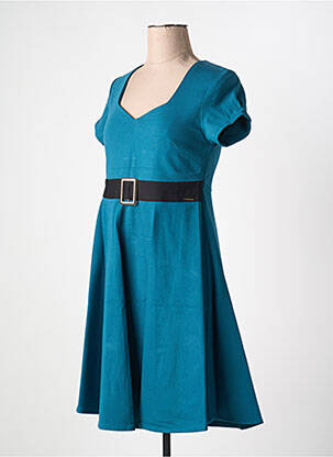 Robe courte bleu PAUL BRIAL femme