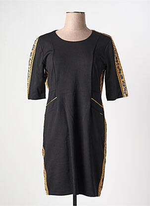 Robe courte noir PAUL BRIAL femme