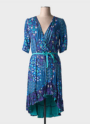Robe courte bleu PAUL BRIAL femme