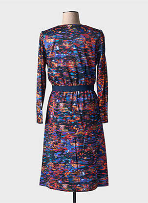Robe mi-longue bleu PAUL BRIAL femme