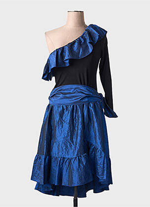 Robe courte bleu PAUL BRIAL femme