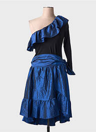 Robe courte bleu PAUL BRIAL femme