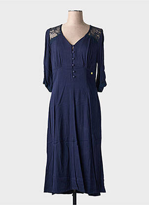 Robe longue bleu PAUL BRIAL femme