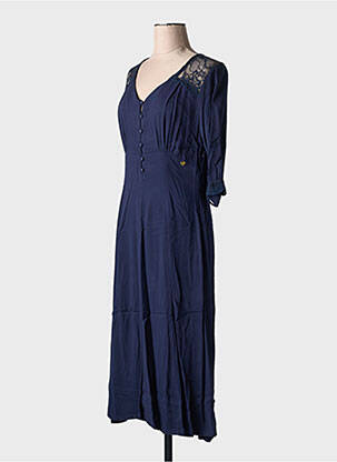 Robe longue bleu PAUL BRIAL femme