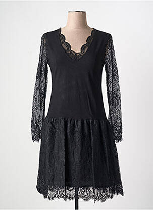 Robe courte noir PAUL BRIAL femme