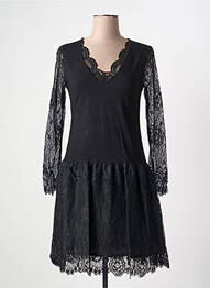 Robe courte noir PAUL BRIAL femme